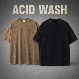 Printed Acid wash Tee